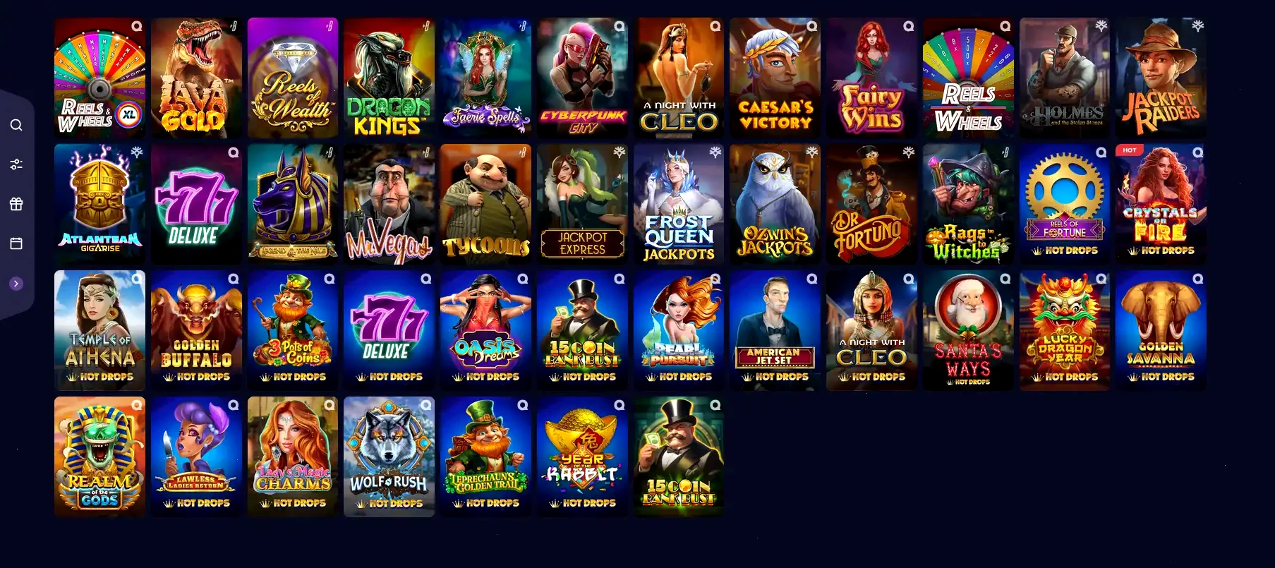 Monsterwin Casino mobile Ansicht auf Smartphone